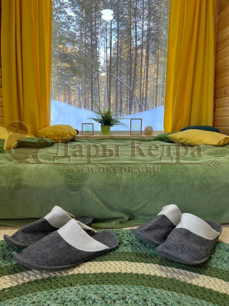 Утеплённый зимний кемпинг-дом «Панорама» с боковым входом