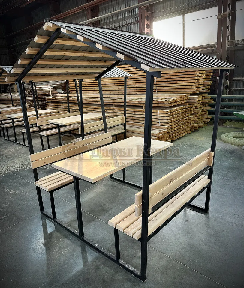 Беседка из металла